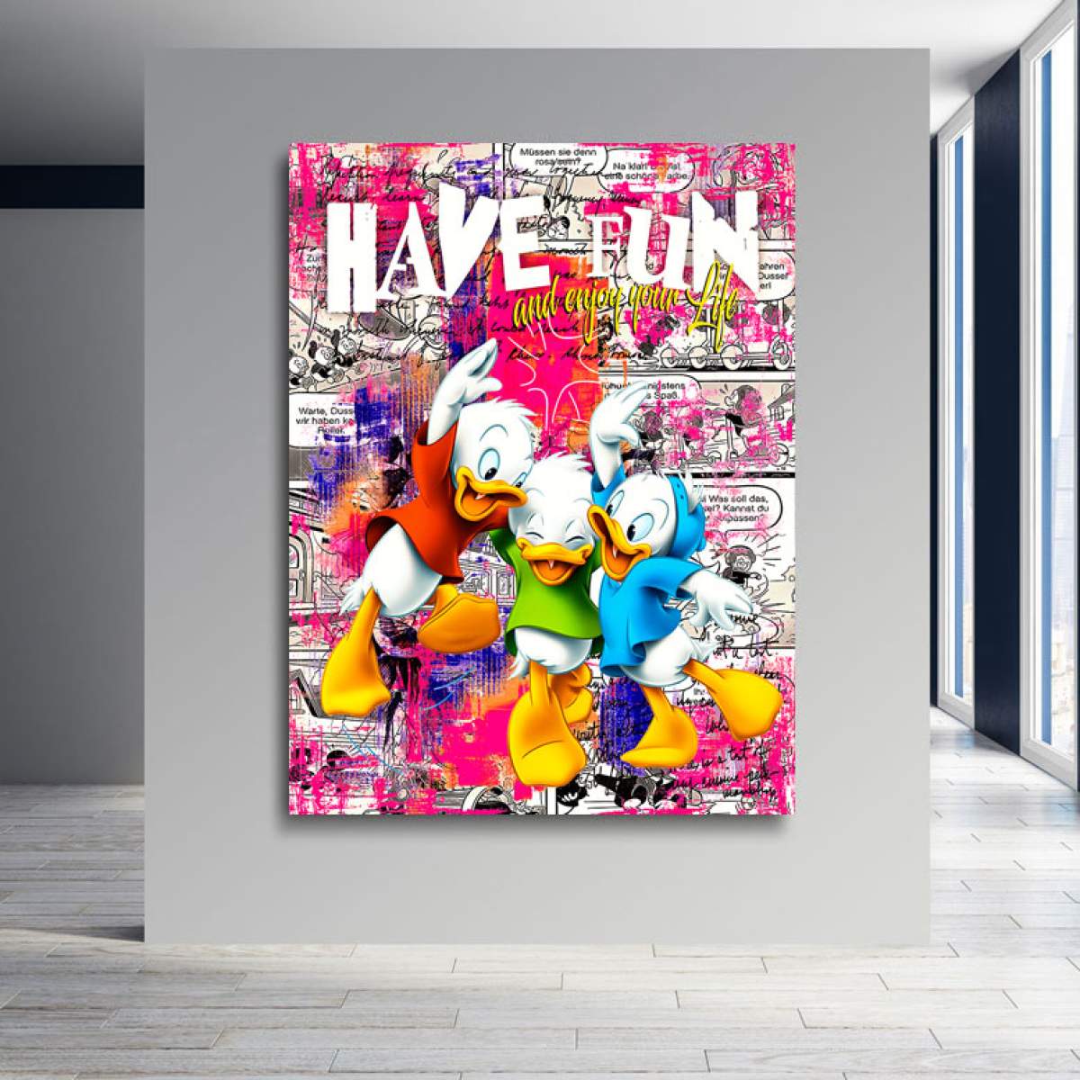 Comic Wandbild Kunstgestalten24