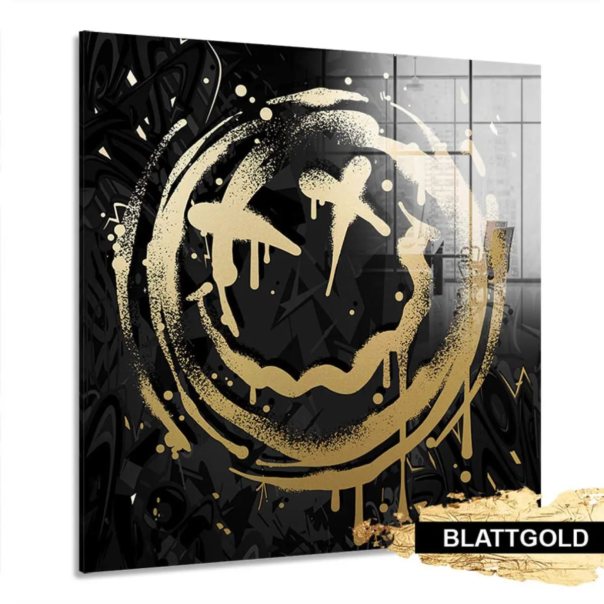 Blattgold Bild von Kunstgestalten24