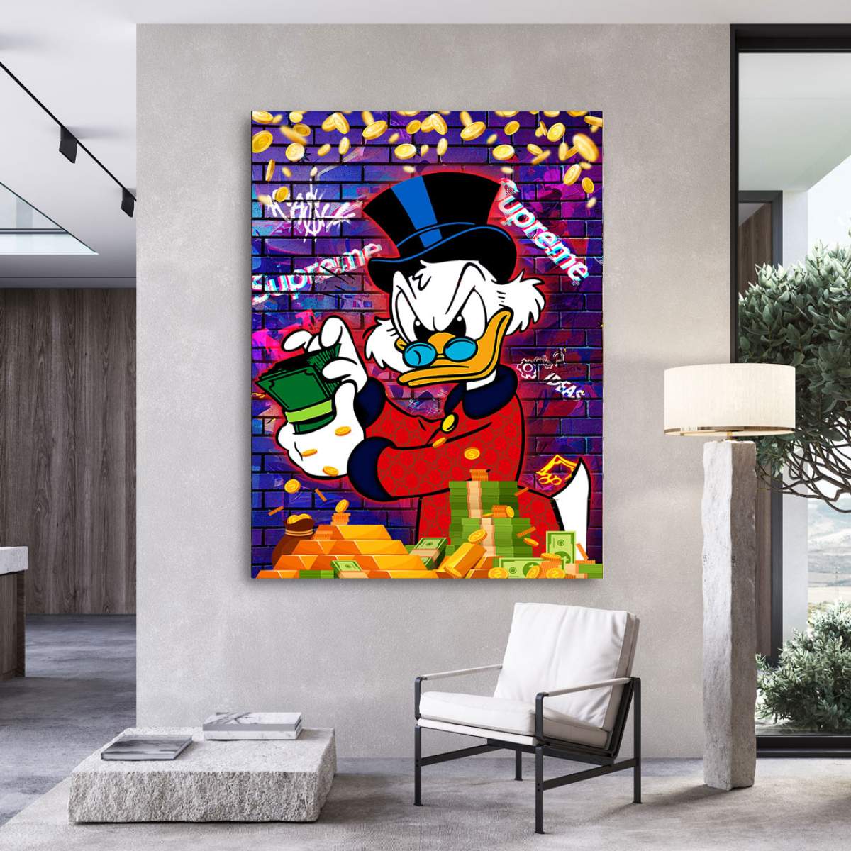 Joker Wandbild Kunstgestalten24