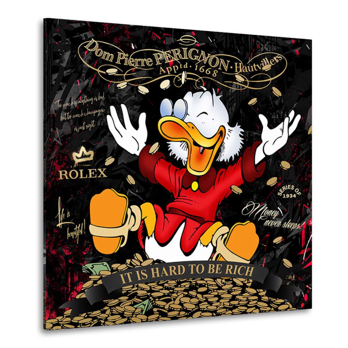 Comic Wandbild von Kunstgestalten24