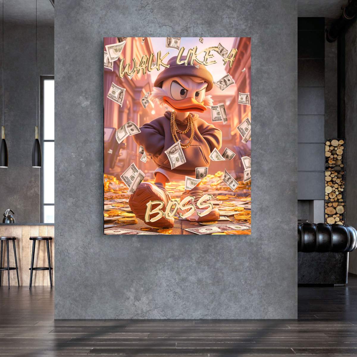 Chanel Dagobert Wandbild Kunstgestalten24Wandbild Kunstgestalten24