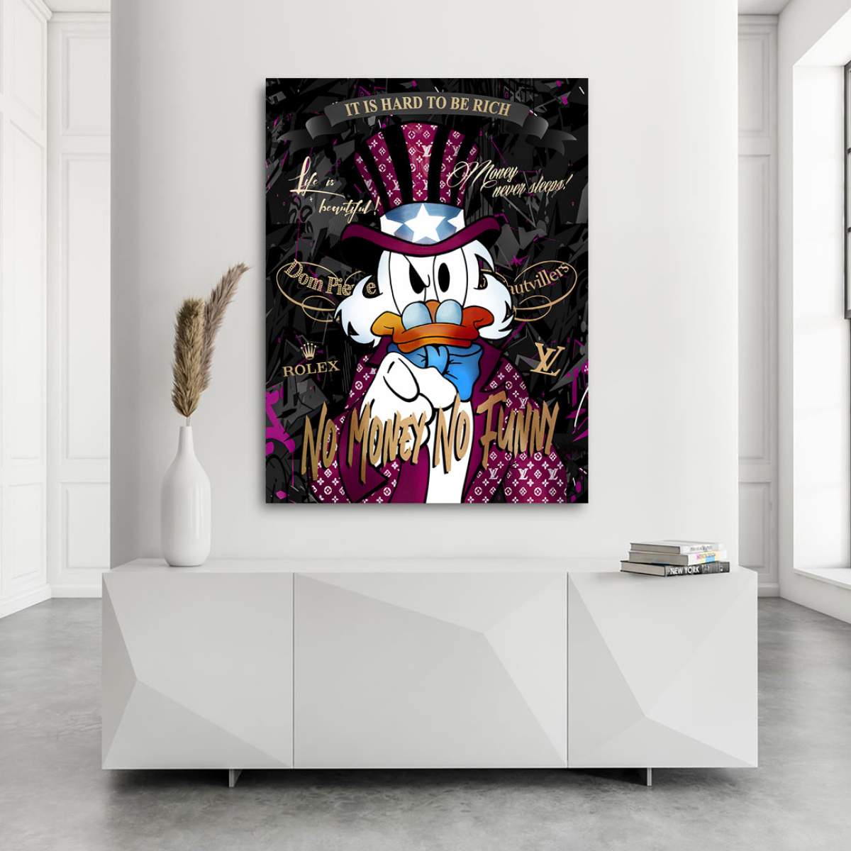 Dagobert Leinwandbild von Kunstgestalten24