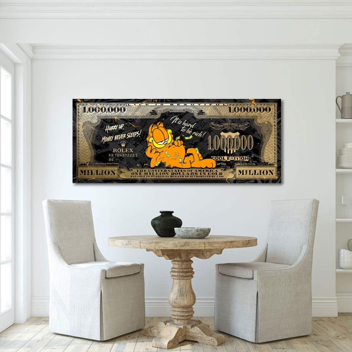 Comic Leinwandbild von Kunstgestalten24