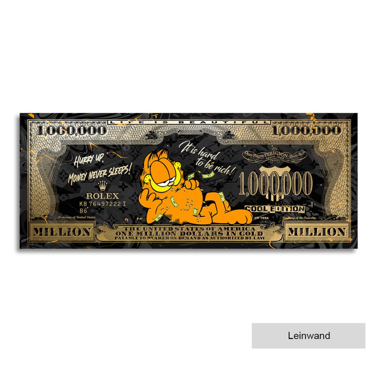 Comic Leinwandbild von Kunstgestalten24