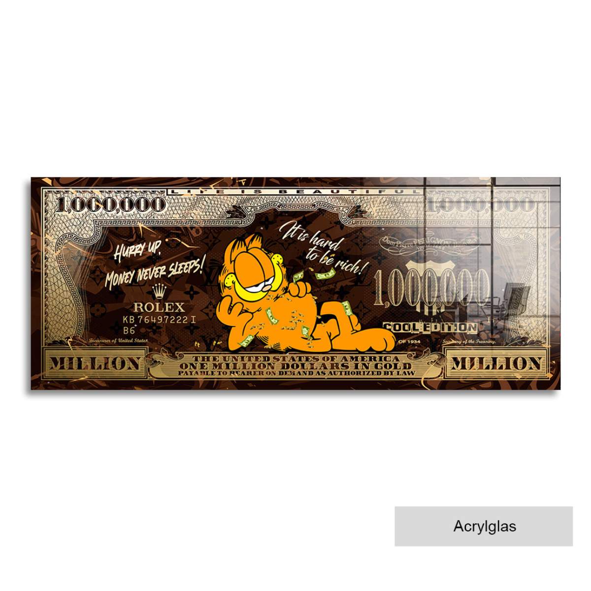 Comic Leinwandbild von Kunstgestalten24