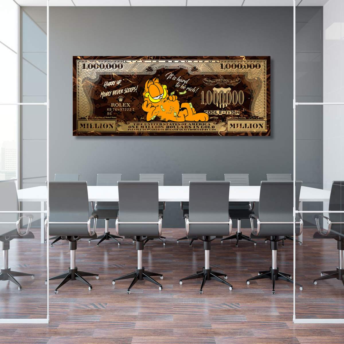 Comic Leinwandbild von Kunstgestalten24