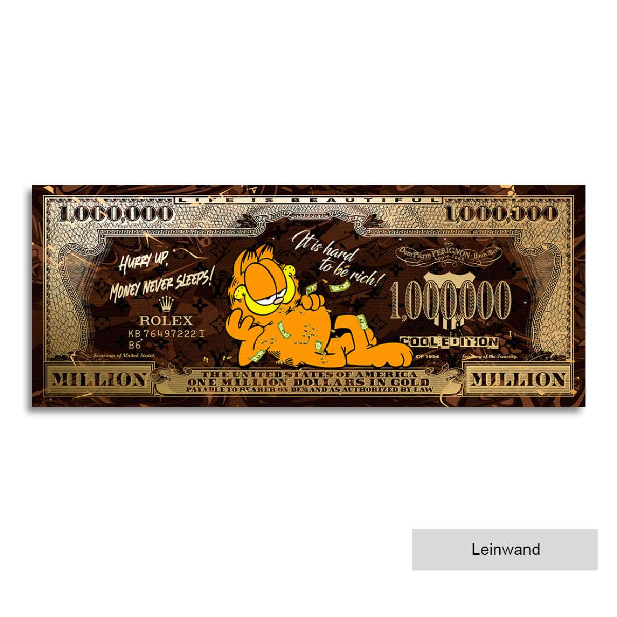 Comic Leinwandbild von Kunstgestalten24