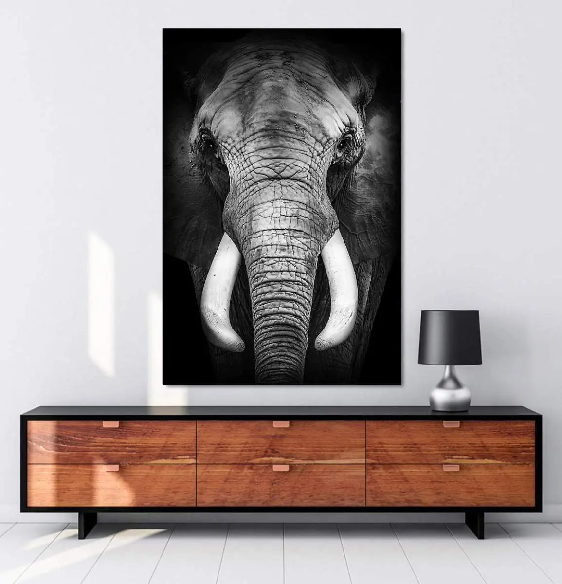 Wandbild Elefant