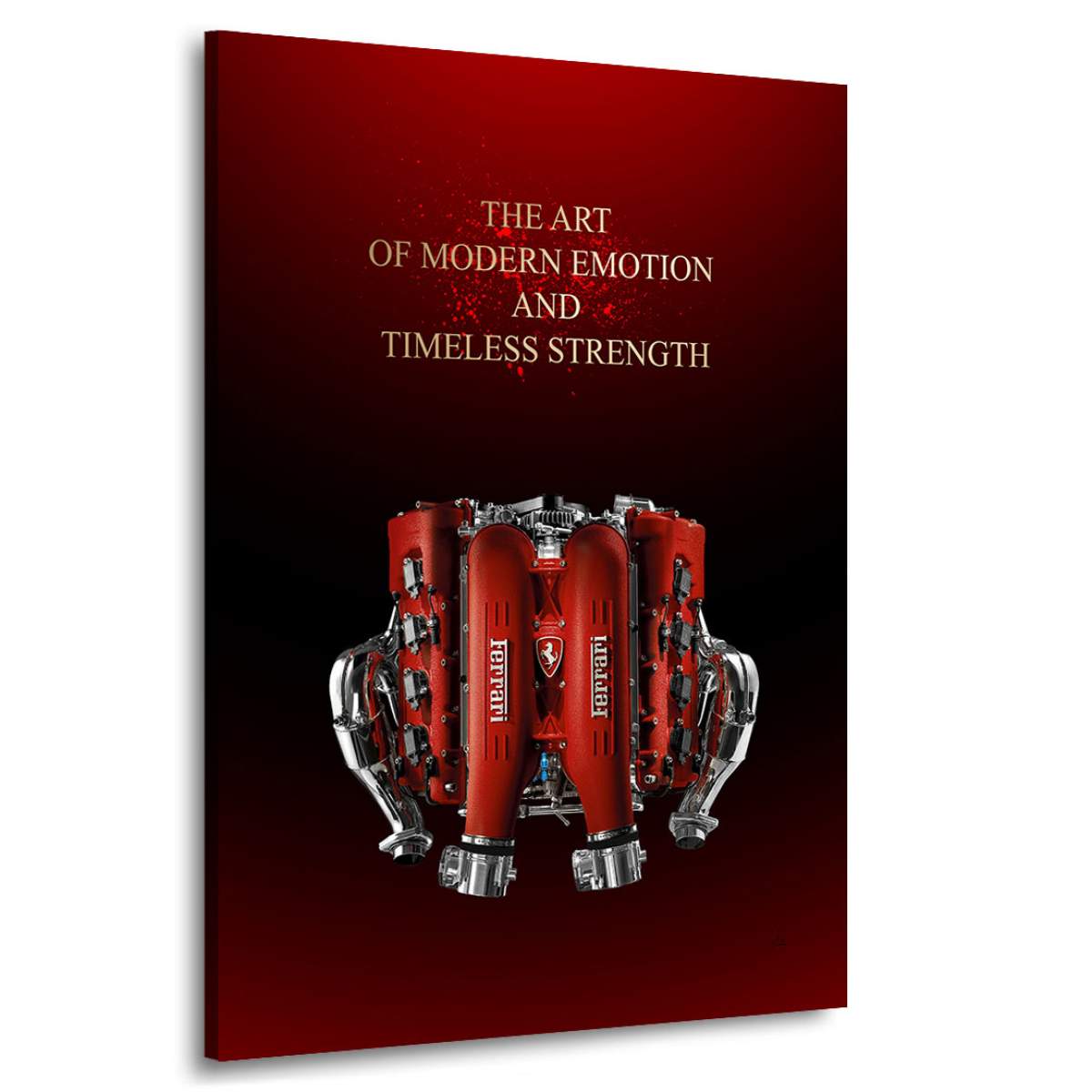 Ferrari Auto Wandbild Kunstgestalten24