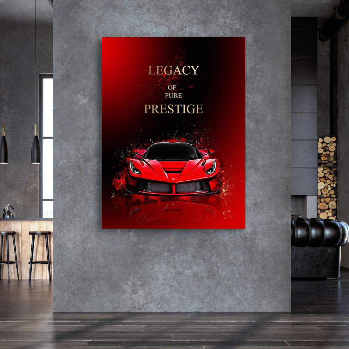 Lifestyle Auto Wandbild Kunstgestalten24