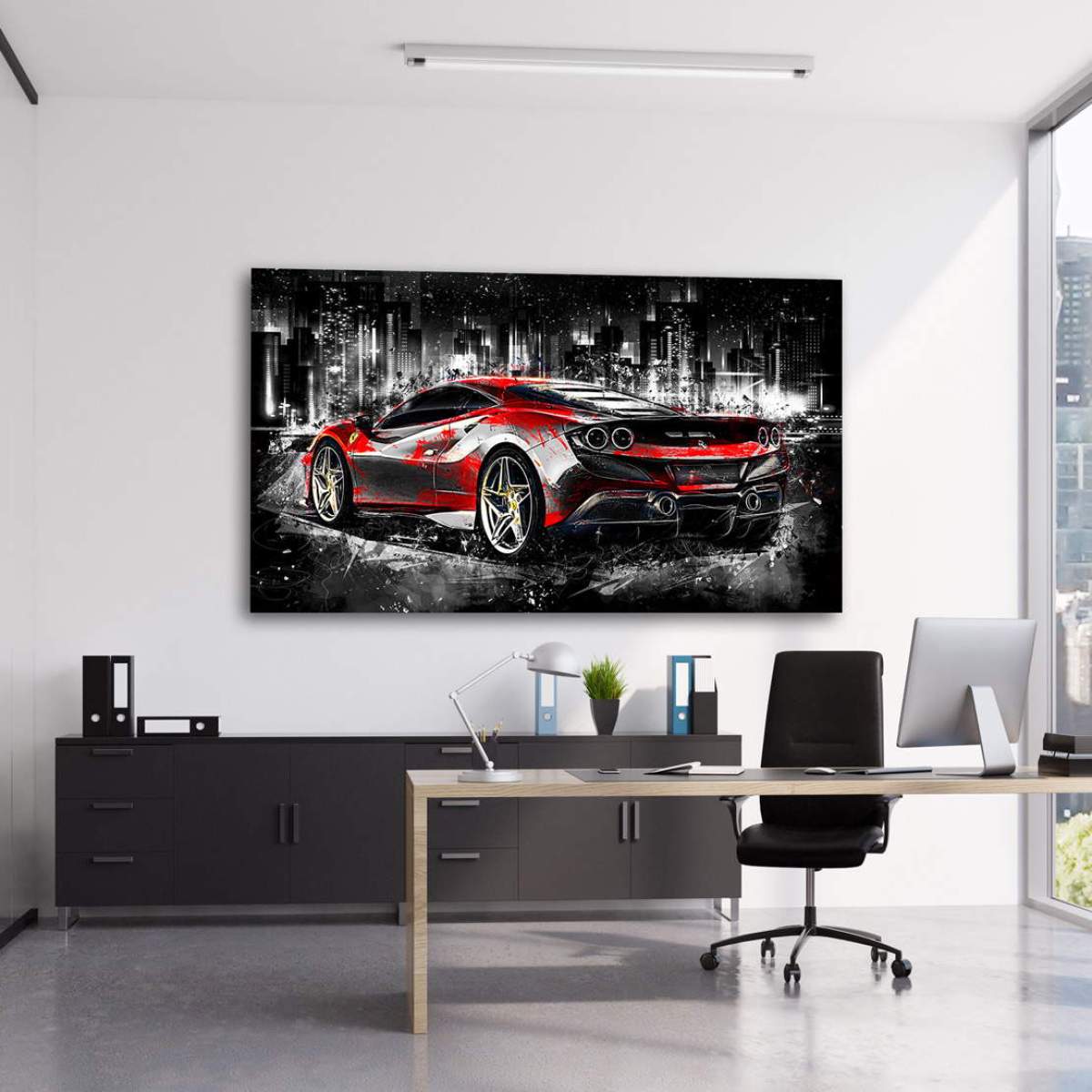 Ferrari auf Acrylglas von Ron Davis | kunstgestalten24