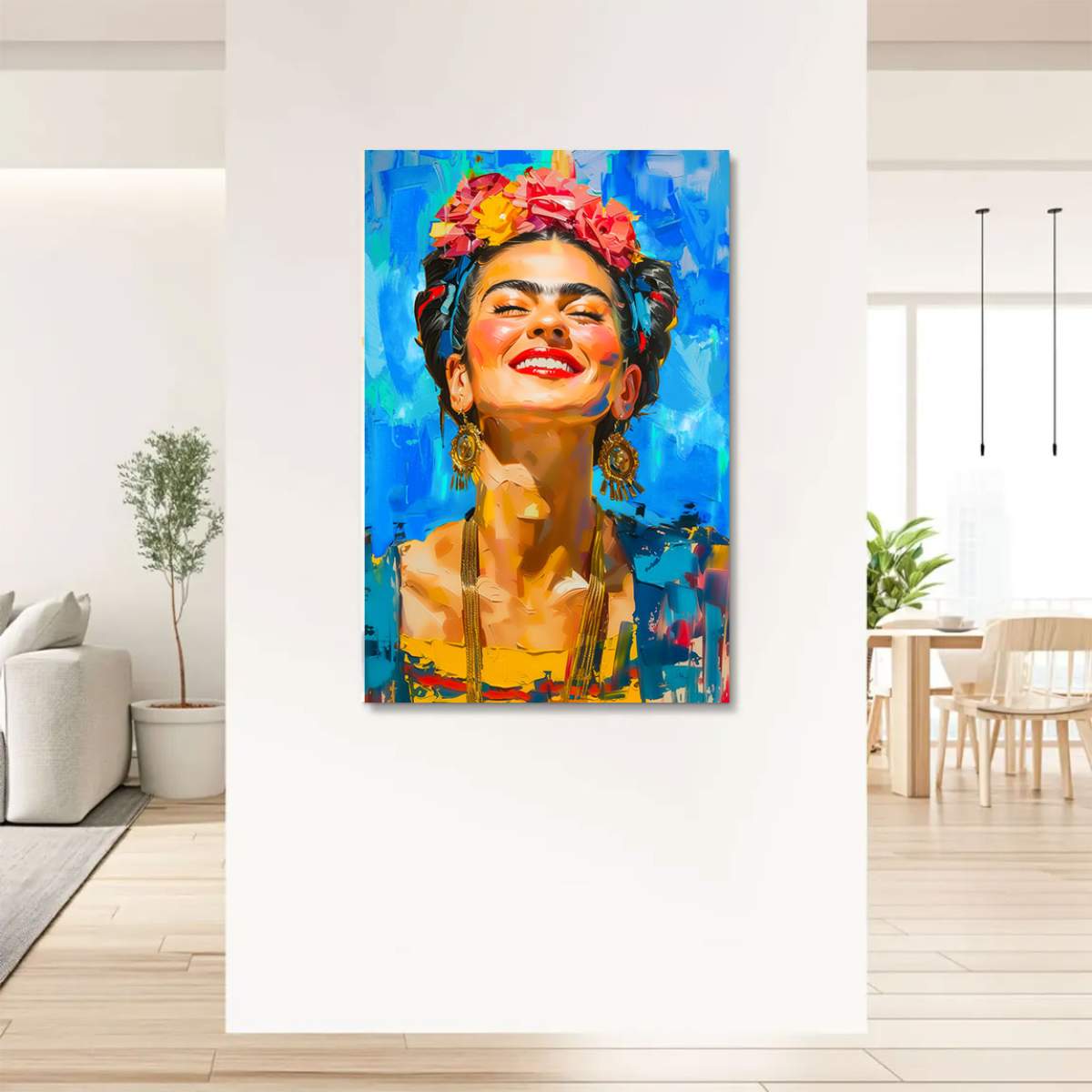 Schlafender Löwe Wandbild von Kunstgestalten24