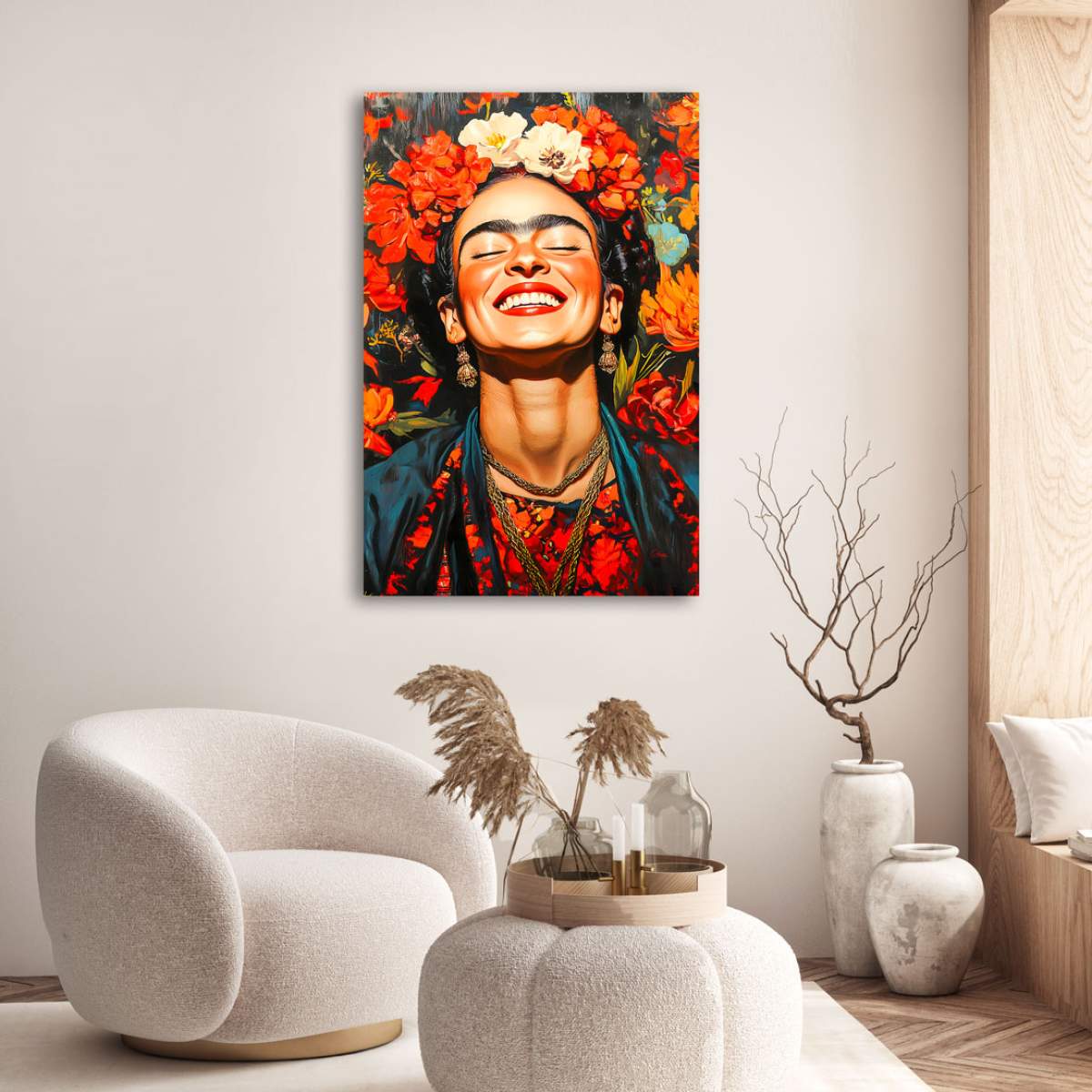 Frida Kahlo Wandbild von Kunstgestalten24