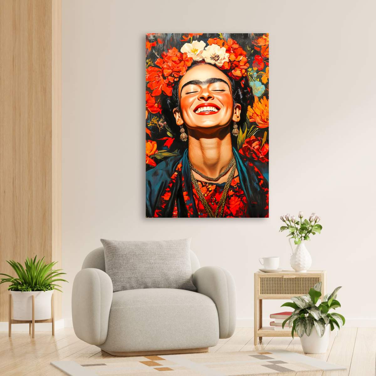Frida Kahlo Wandbild von Kunstgestalten24