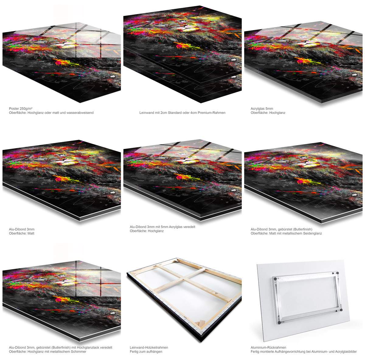 Wandbild Chanel Abstrakt Gold Style Zitat