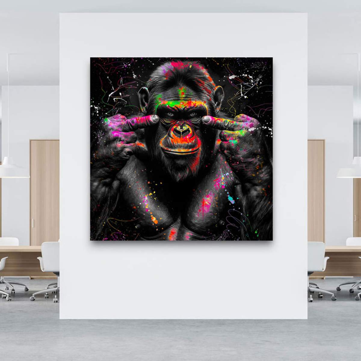 Tier Wandbild von Kunstgestalten24