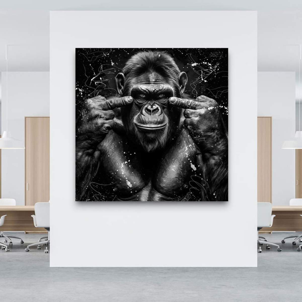 Tier Wandbild von Kunstgestalten24