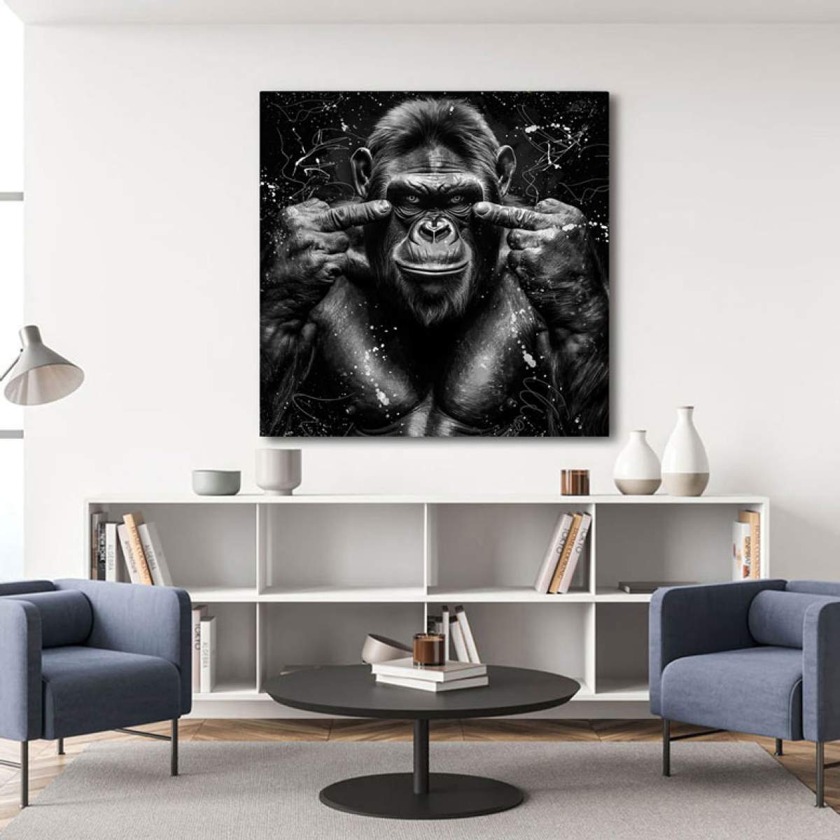 Tier Wandbild von Kunstgestalten24