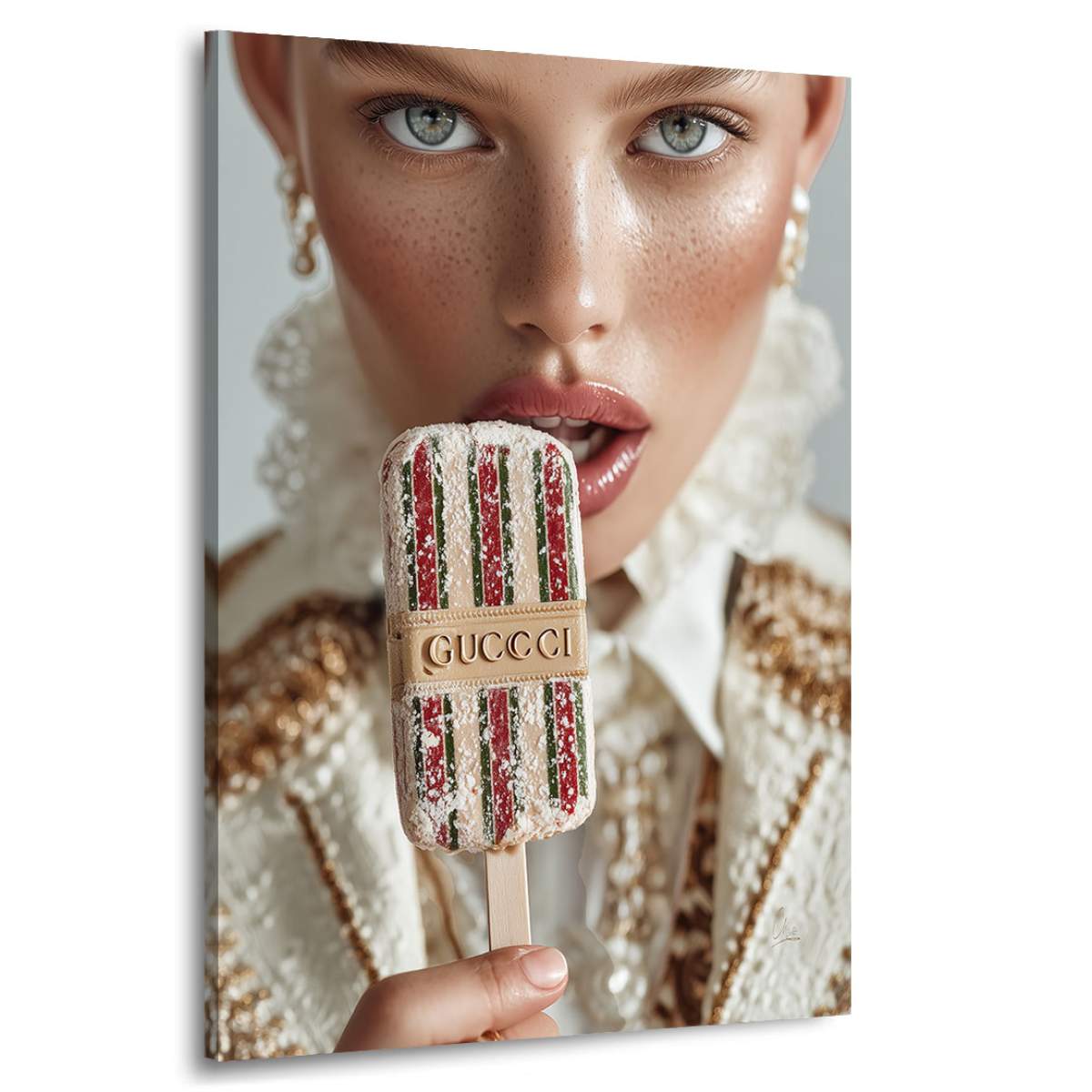 Gucci Eis Wandbild Kunstgestalten24
