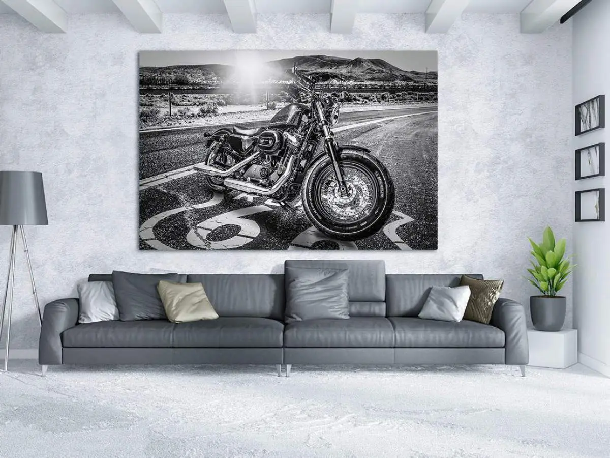 Harley-Davidson-Leinwandbild