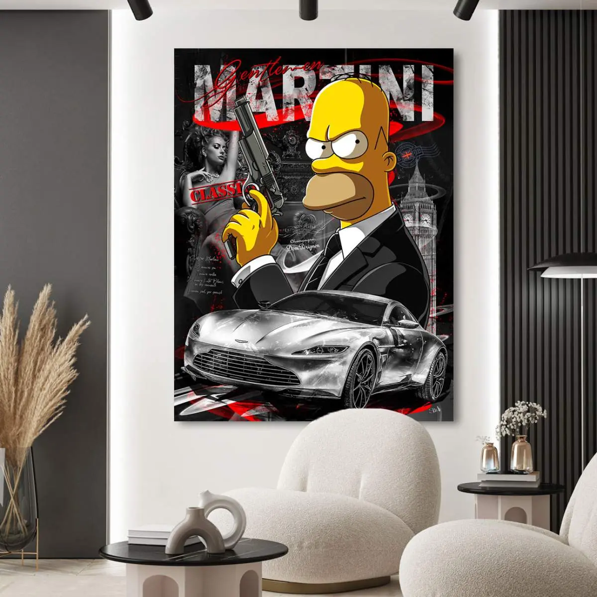 Pop Art Wandbild Kunstgestalten24 Pop Art Wandbild Kunstgestalten24