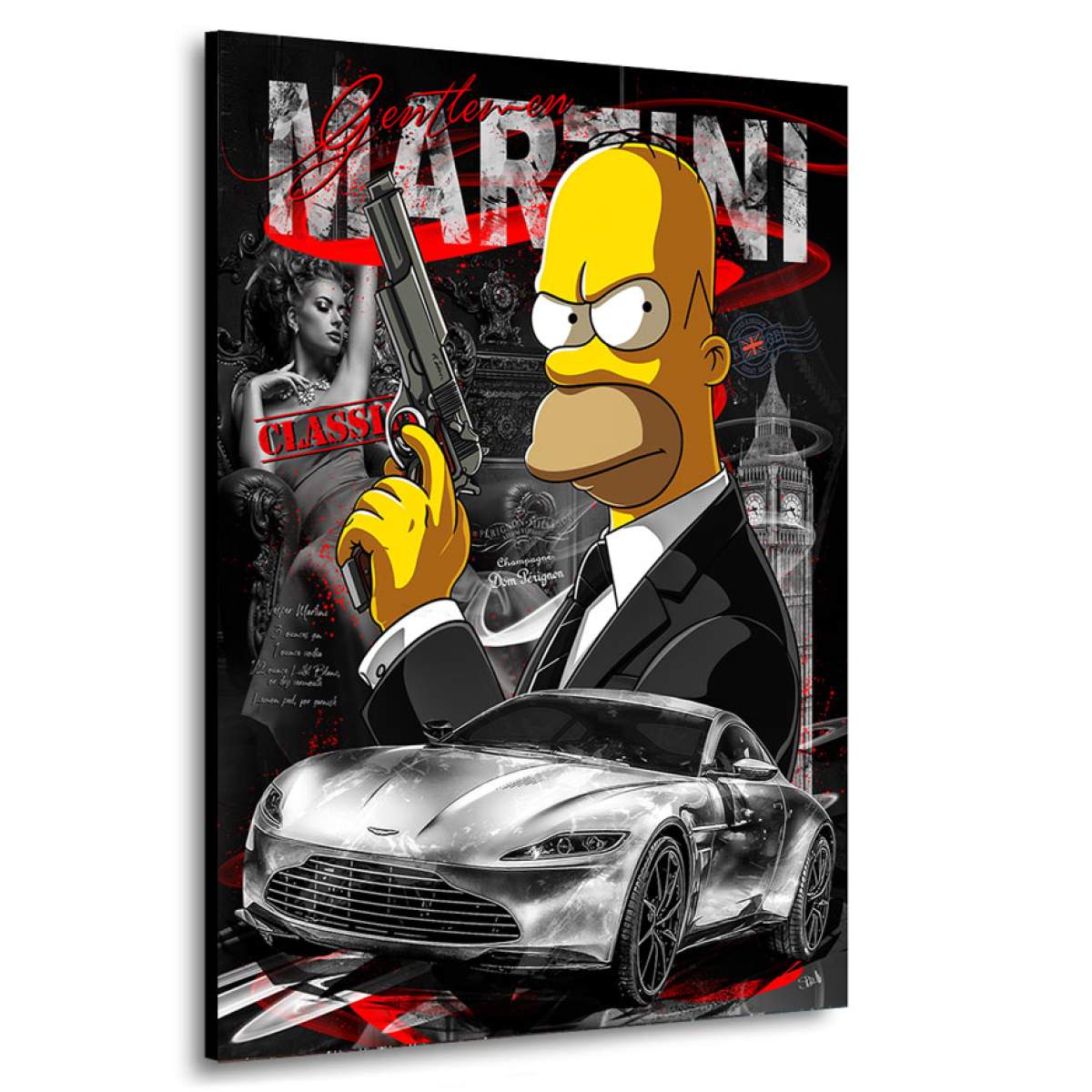 Pop Art Wandbild Kunstgestalten24