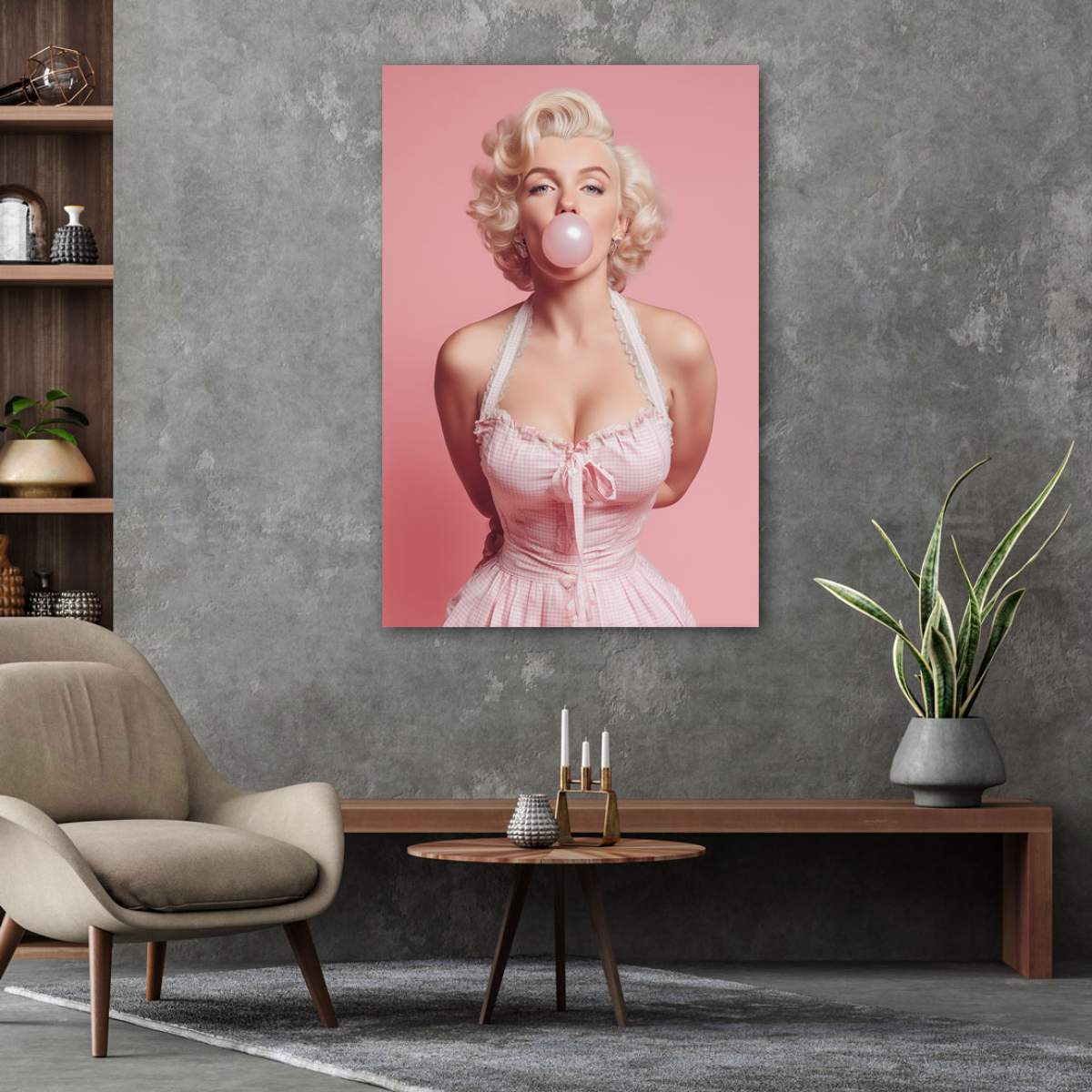 Marilyn Monroe Wandbild Kunstgestalten24