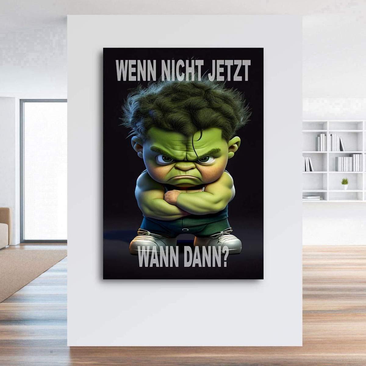 Motivations Leinwandbild von Kunstgestalten24