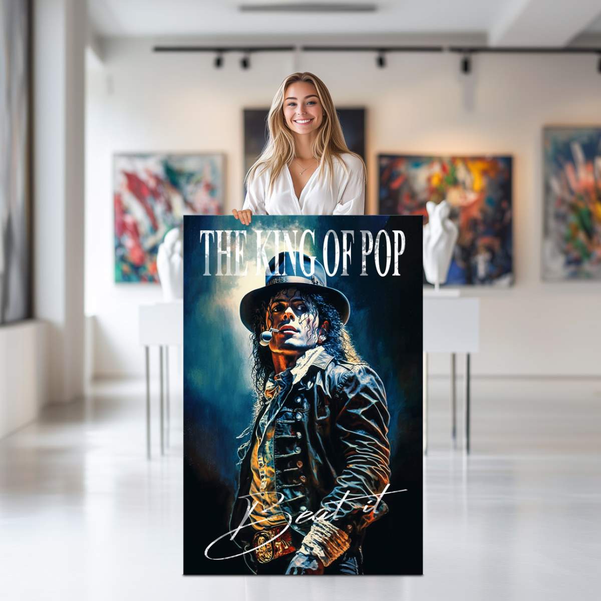 Leinwandbild Jackson King of Pop