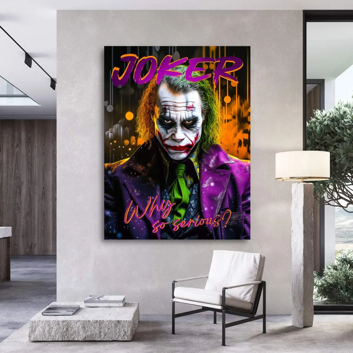 Joker Wandbild Kunstgestalten24