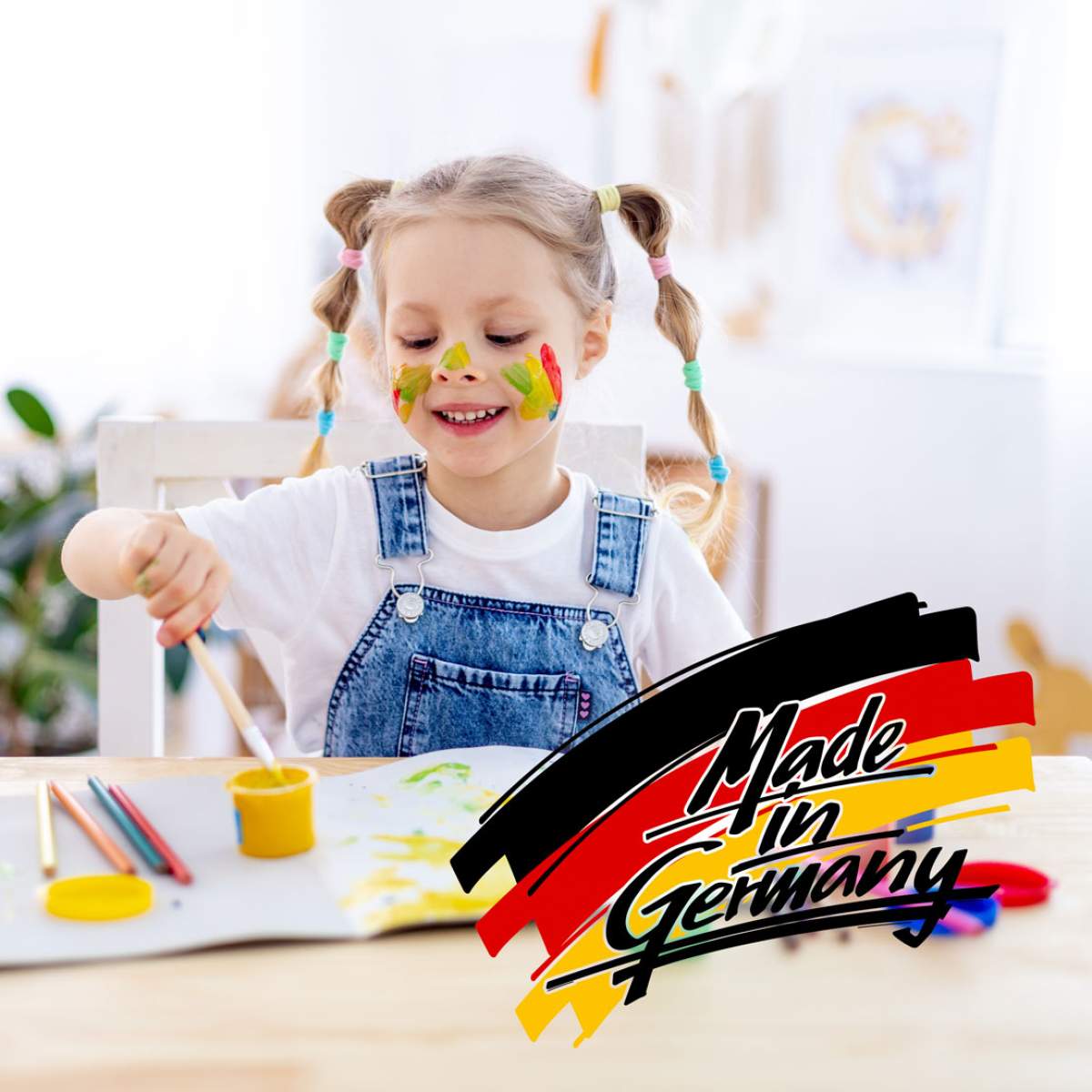 Wandbild Leinwandbild Hirsch Dark Smoke