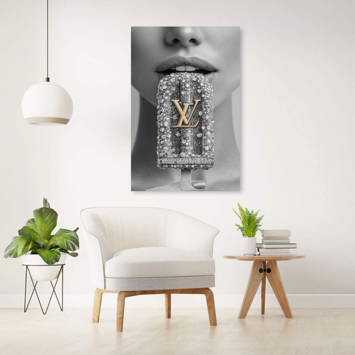 Vuitton Eis Wandbild Kunstgestalten24
