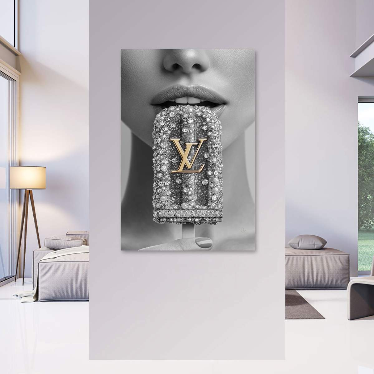 Vuitton Eis Wandbild Kunstgestalten24
