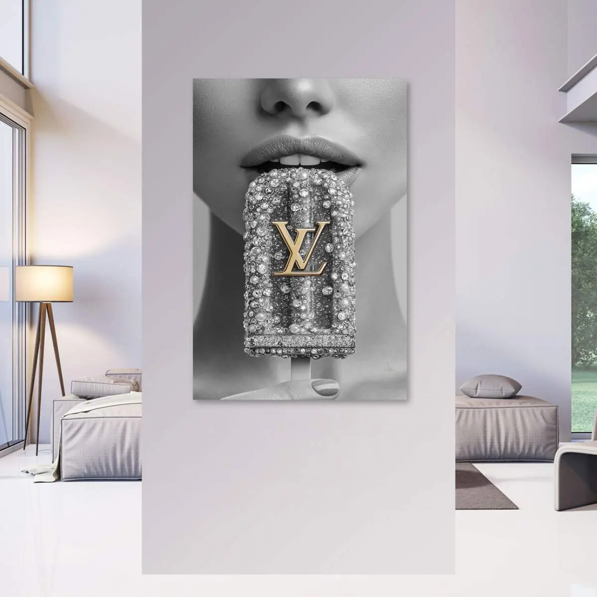 Vuitton Eis Wandbild Kunstgestalten24 Vuitton Eis Wandbild Kunstgestalten24