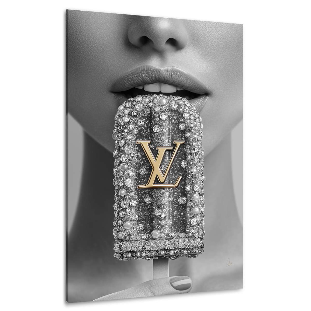 Vuitton Eis Wandbild Kunstgestalten24
