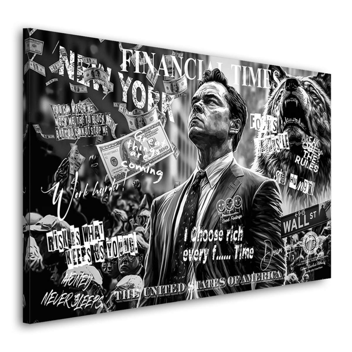 Leinwandbild von Kunstgestalten24