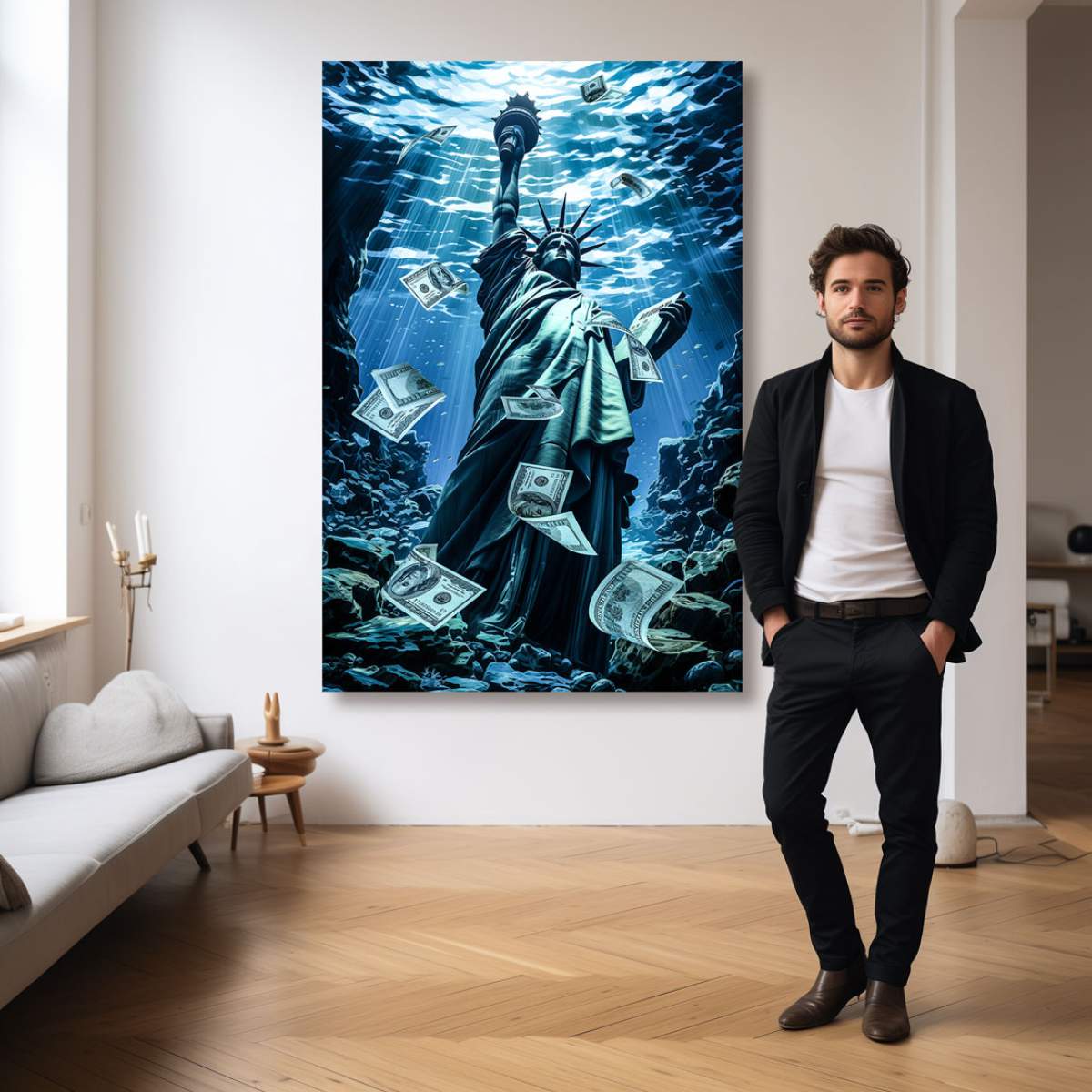 Modernes Wandbild von Kunstgestalten24