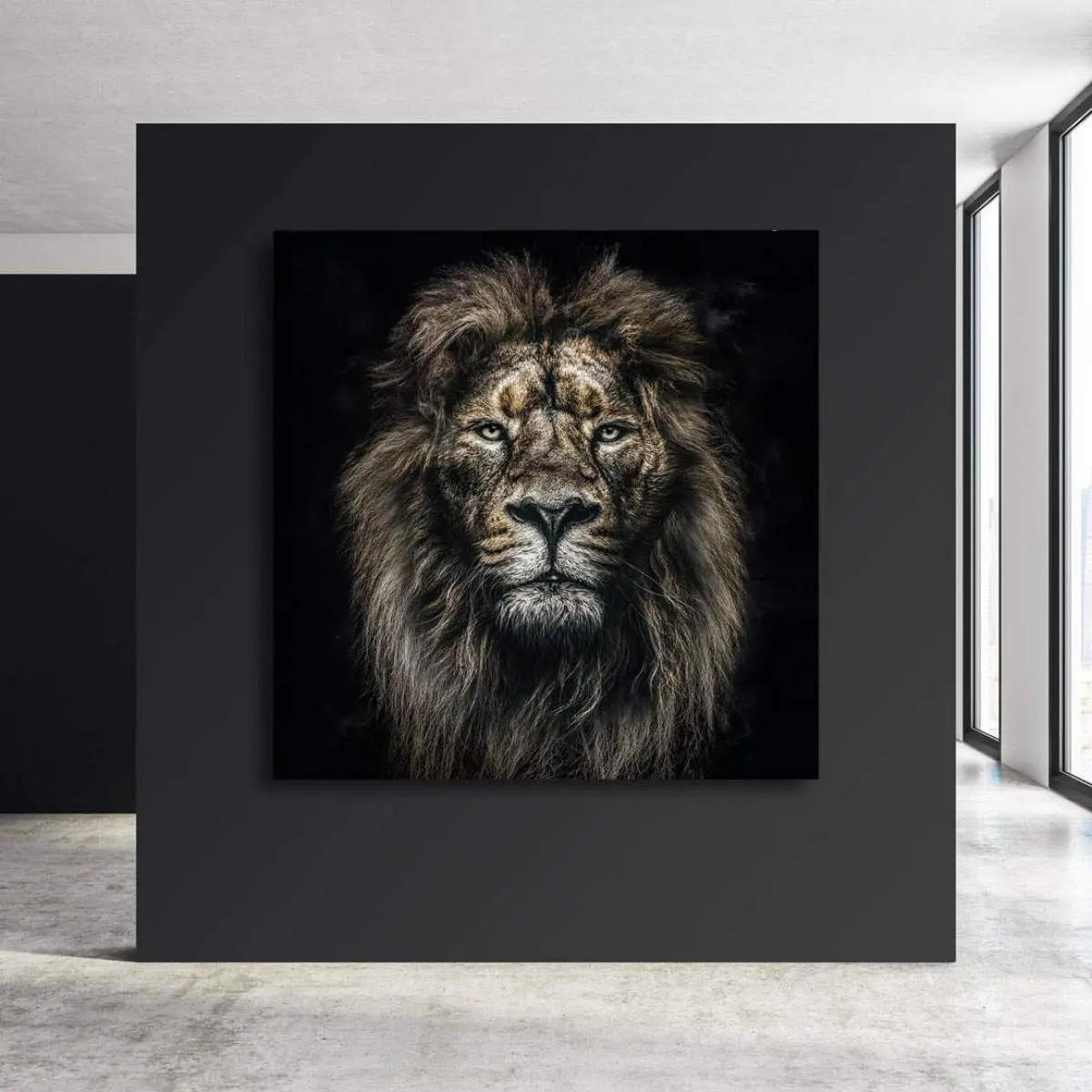Wandbild Löwe Kunstgestalten24.de Wandbild Löwe Kunstgestalten24.de