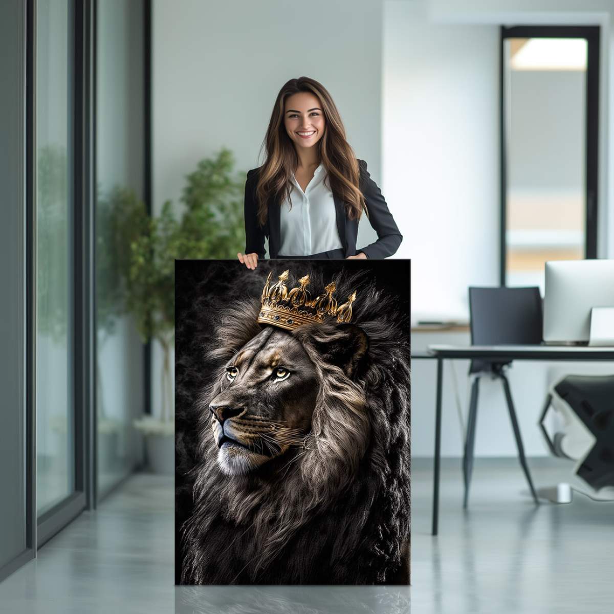 Leinwandbild King Lion