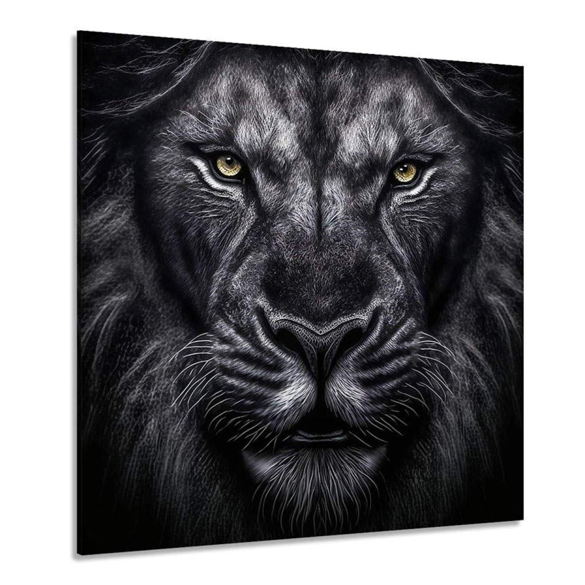 Löwen Wandbild von Kunstgestalten24