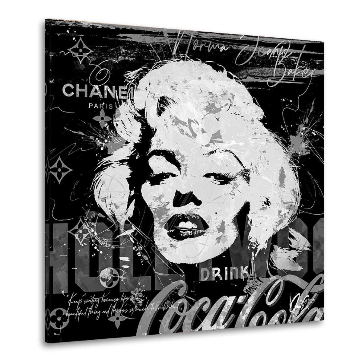 Marilyn Monroe Aludibond von Ron Danell | Kunstgestalten24