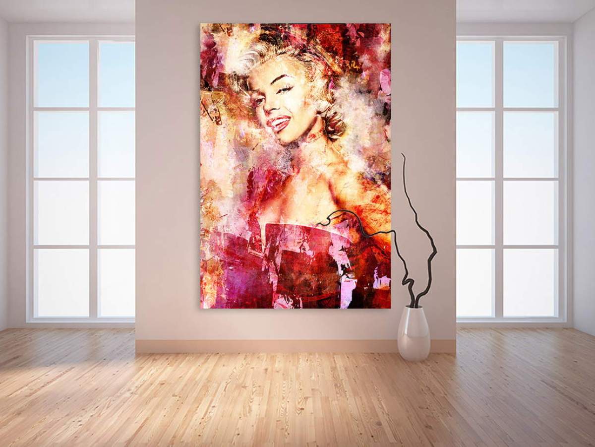 Wandbild-Marilyn-Monroe von Ron Danell
