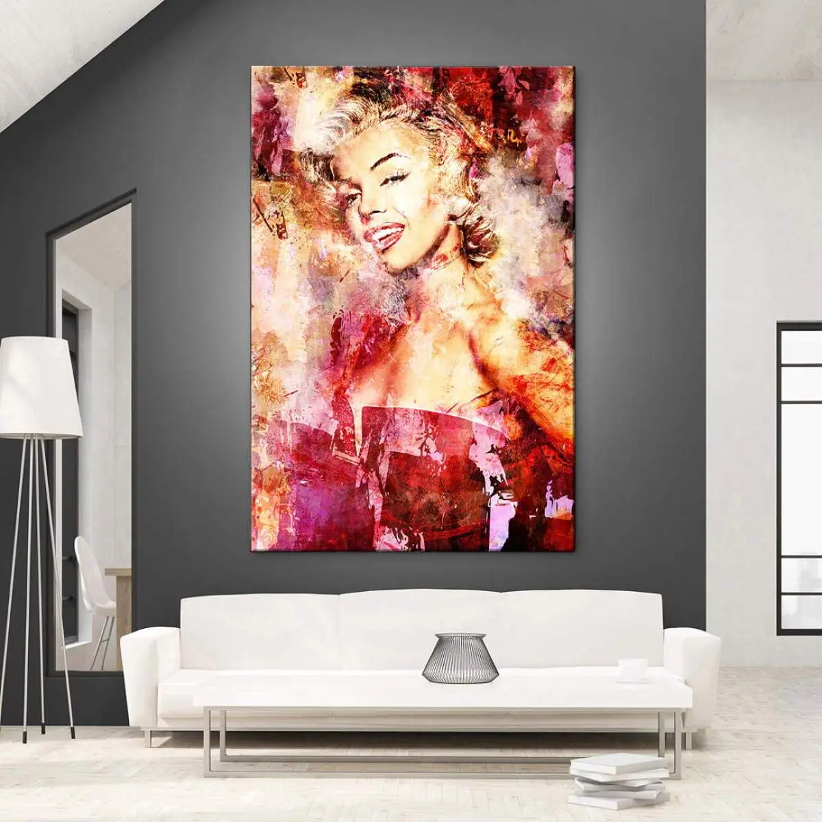 Wandbild-Marilyn-Monroe von Ron Danell