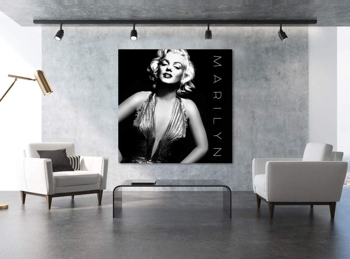 Marilyn Monroe Wandbild von Kunstgestalten24