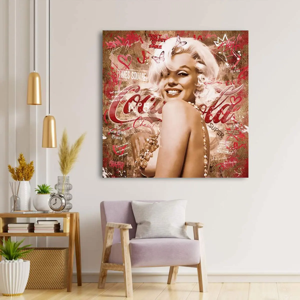 Wandbild Marilyn Monroe Kunstgestalten24