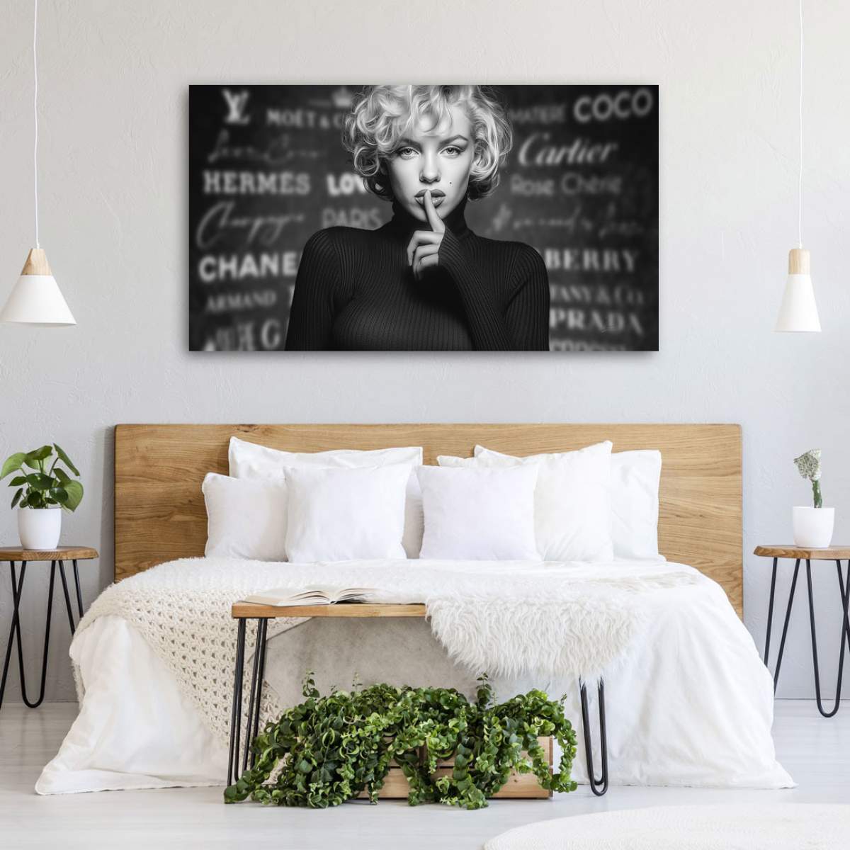 Marilyn Monroe Wandbild Kunstgestalten24