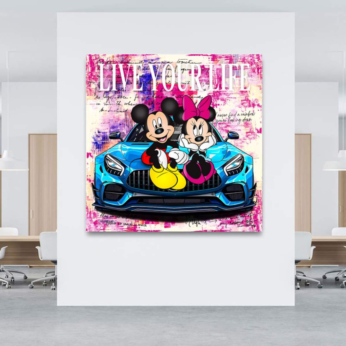 Micky Wandbild von Kunstgestalten24