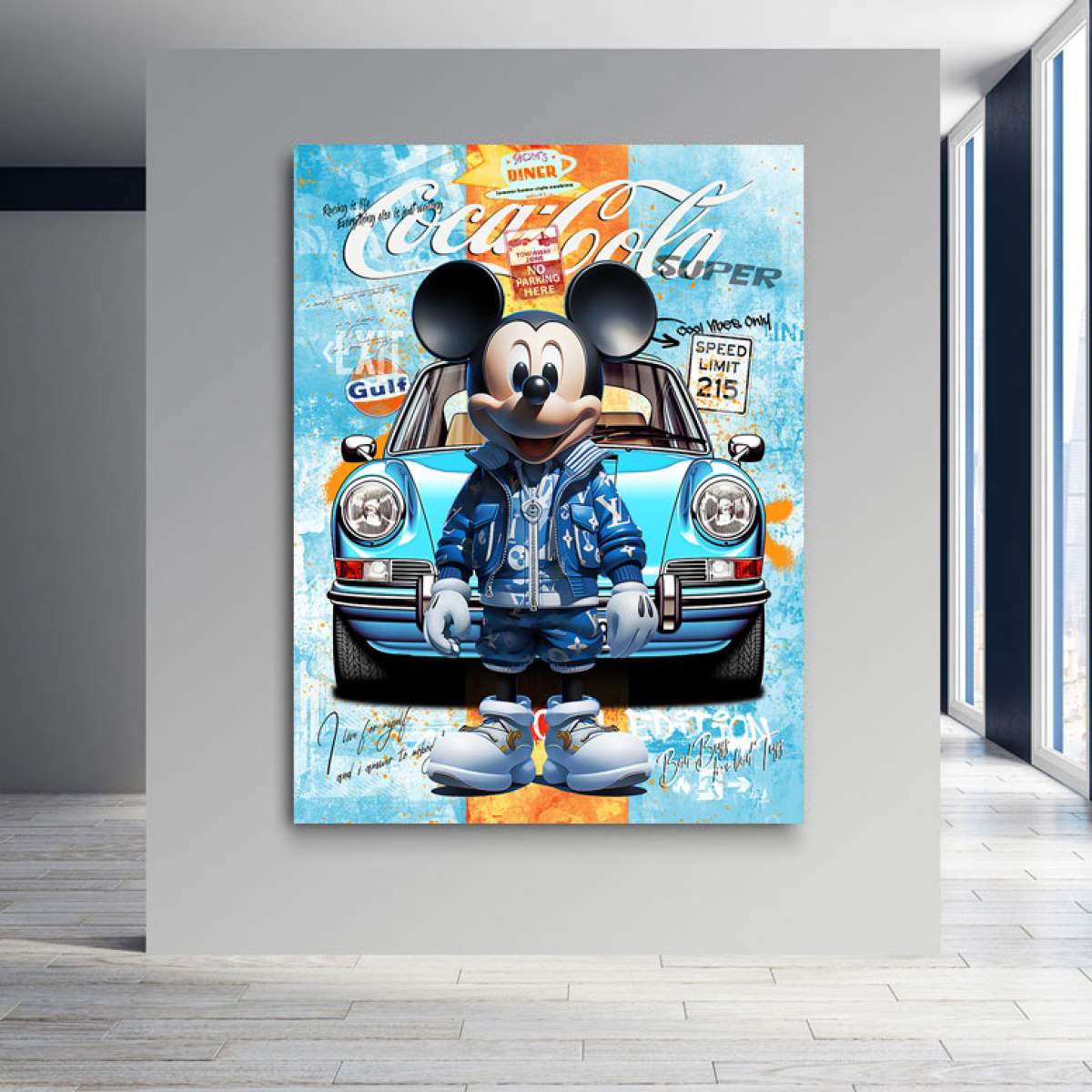 Comic Wandbild Kunstgestalten24