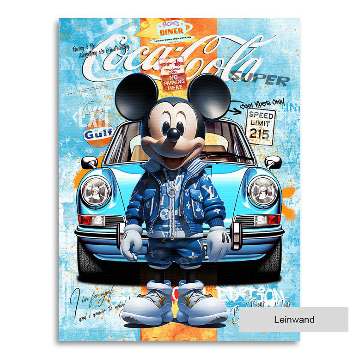 Comic Wandbild Kunstgestalten24