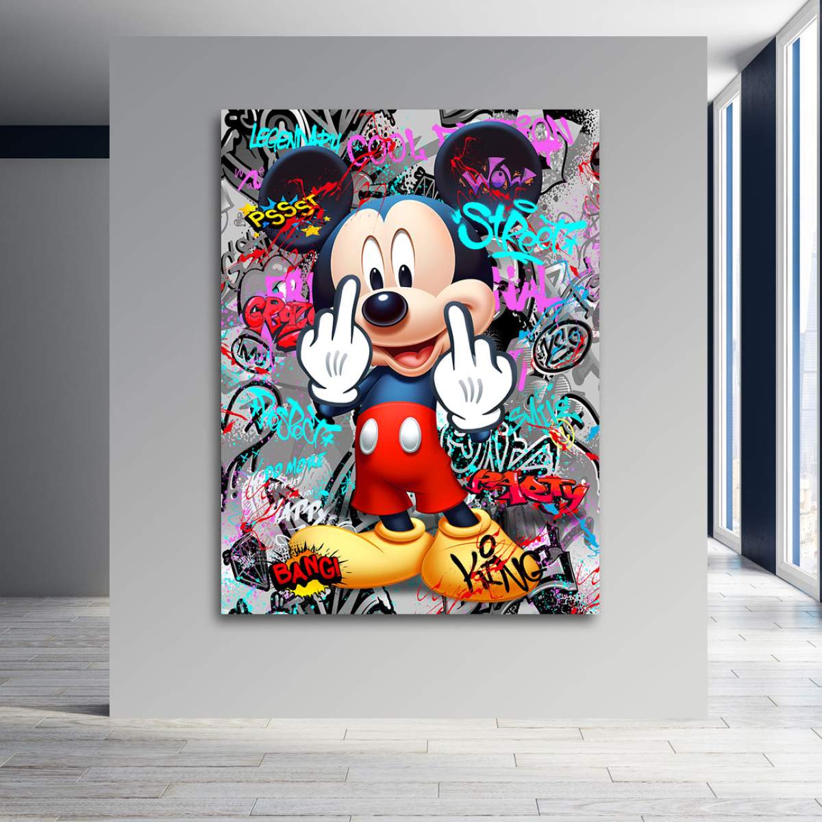 Micky Wandbild Kunstgestalten24